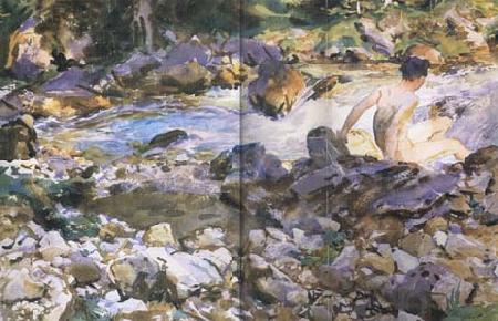 John Singer Sargent Mountain Stream (mk18) china oil painting image